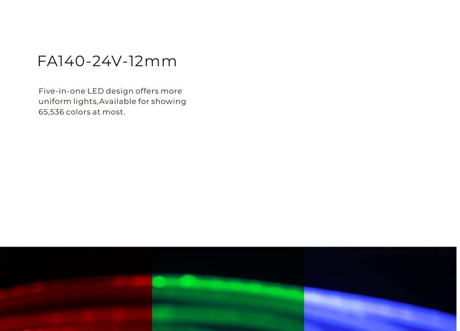 VeroLED Linea RGB+CCT — Striscia LED 5-in-1 colore + bianco dinamico (24V)