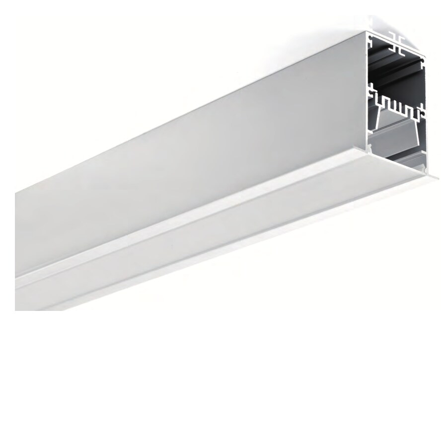 VeroLED Profili Superficie — in appoggio — Corpo grande 68 × 75 mm — canale interno 27,4 mm