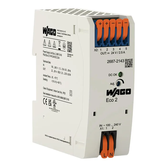 WAGO 2687-2143 — Alimentatore · Eco 2 · 1 fase
