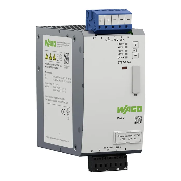 WAGO 2787-2347 — Alimentatore · Pro 2 · 3 fase