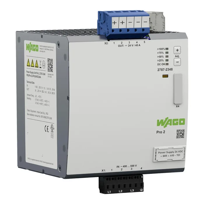WAGO 2787-2348 — Alimentatore · Pro 2 · 3 fase