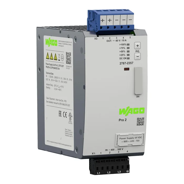 WAGO 2787-2357 — Alimentatore · Pro 2 · 3 fase