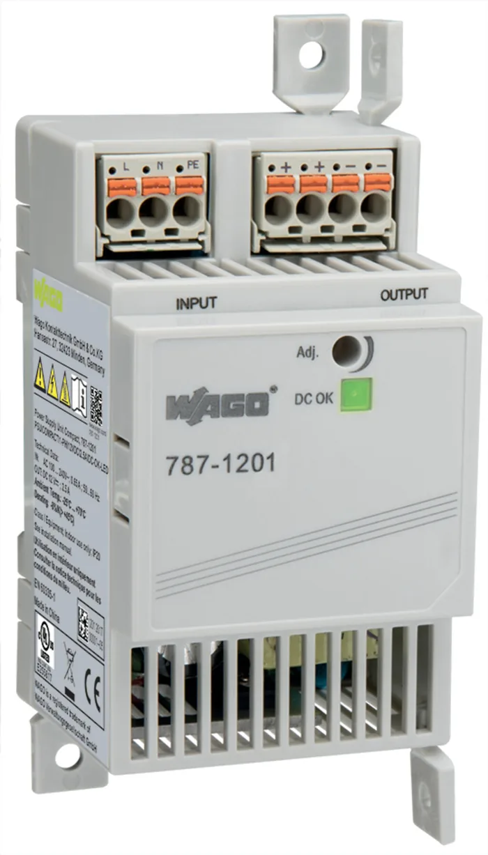 WAGO 787-1201 — Alimentatore switching · Compact · 1 fase
