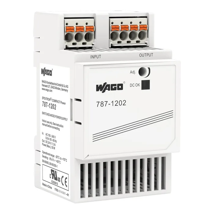 WAGO 787-1202 — Alimentatore switching · Compact · 1 fase