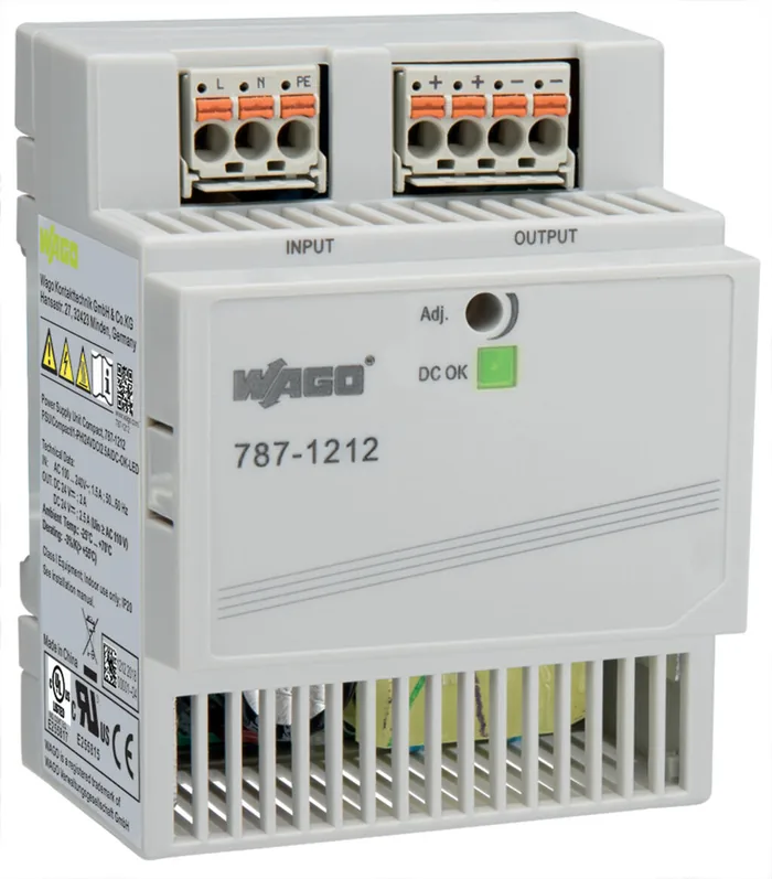 WAGO 787-1212 — Alimentatore switching · Compact · 1 fase