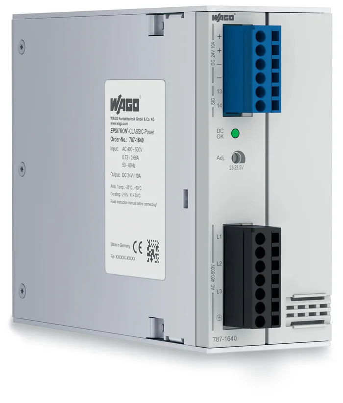 WAGO 787-1640 — Alimentatore switching · Classic · 3 fase