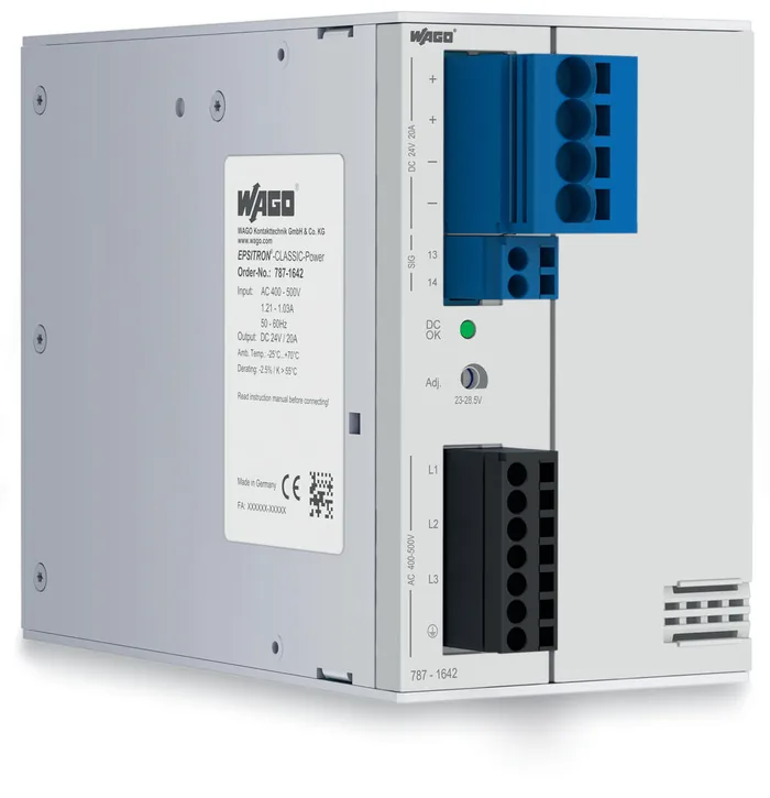 WAGO 787-1642 — Alimentatore switching · Classic · 3 fase