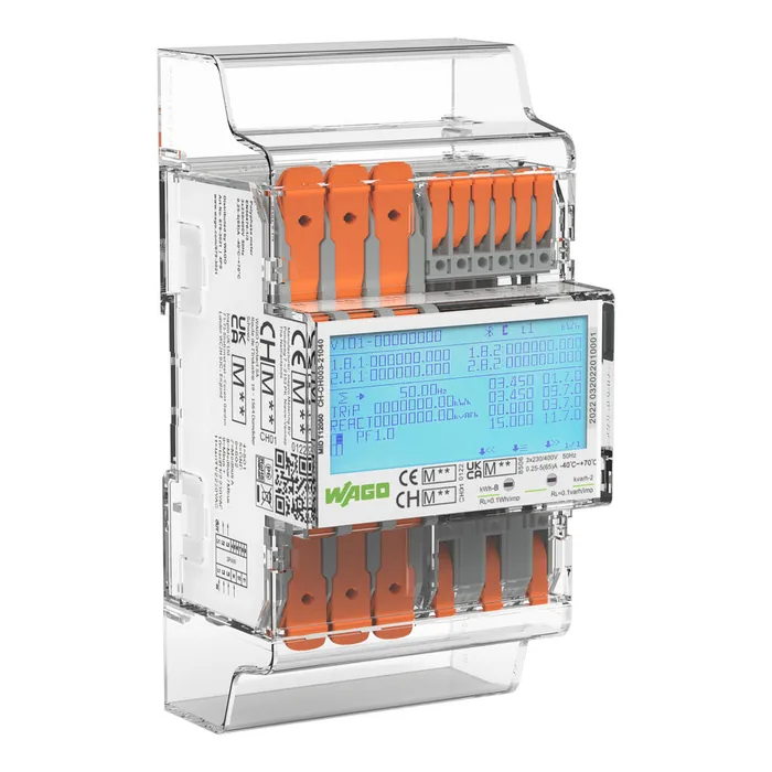 WAGO 879-3021 — Contatore di energia (MID) · per la connessione diretta · 65 A