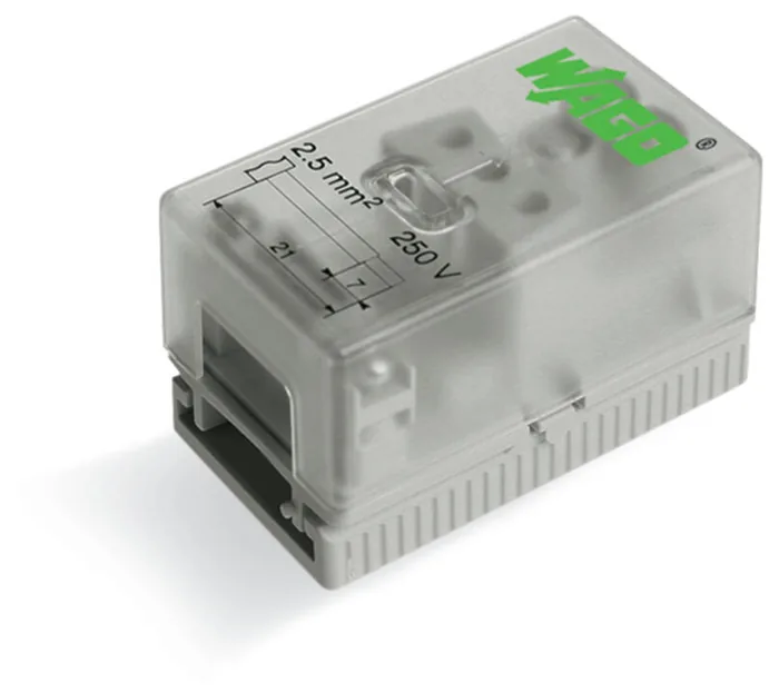 WAGO 896-231 — Alimentatore · per cavo piatto · 3 x 2,5 mm² · grigio