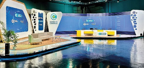 Ledwall rental modulare in configurazione evento