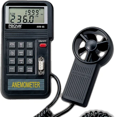 TES AVM-05 / AVM-07 — Anemometro per misura di portata