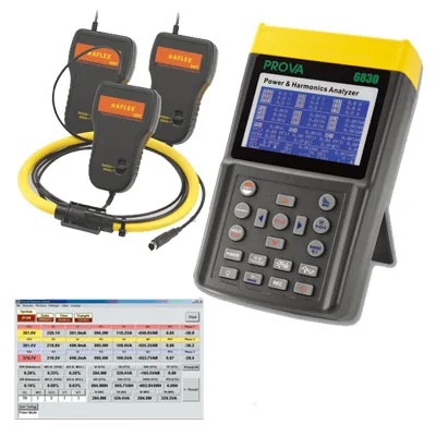 TES PROVA 6830A — Analizzatore di rete e armoniche