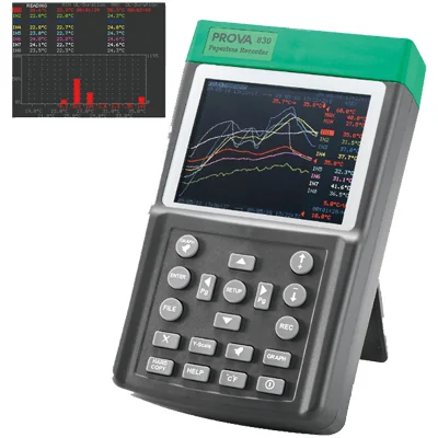 TES PROVA-830 — Registratore portatile a colori senza carta