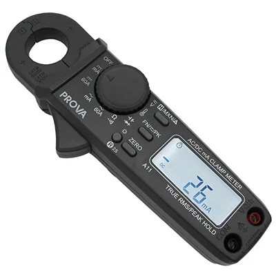 TES PROVA - A11 — Pinza amperometrica mA AC/DC