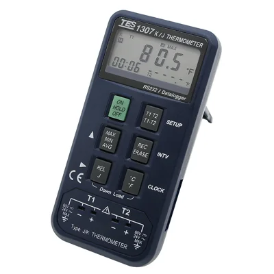 TES-1307 — Termometro datalogger K/J