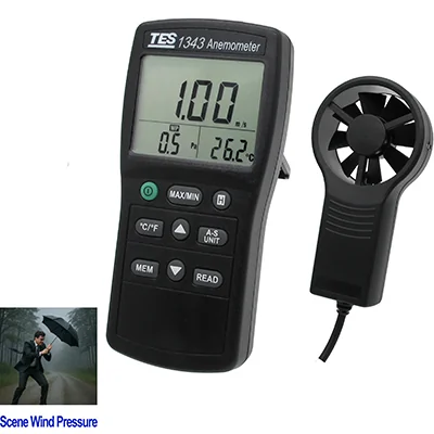 TES-1343 — Anemometro