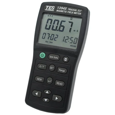 TES-1393 / TES-1394S — Misuratore di campi elettromagnetici AC