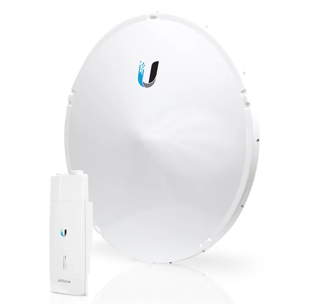 airFiber 11 GHz High-Band Backhaul Radio with Dish Antenna — UniFi antenna