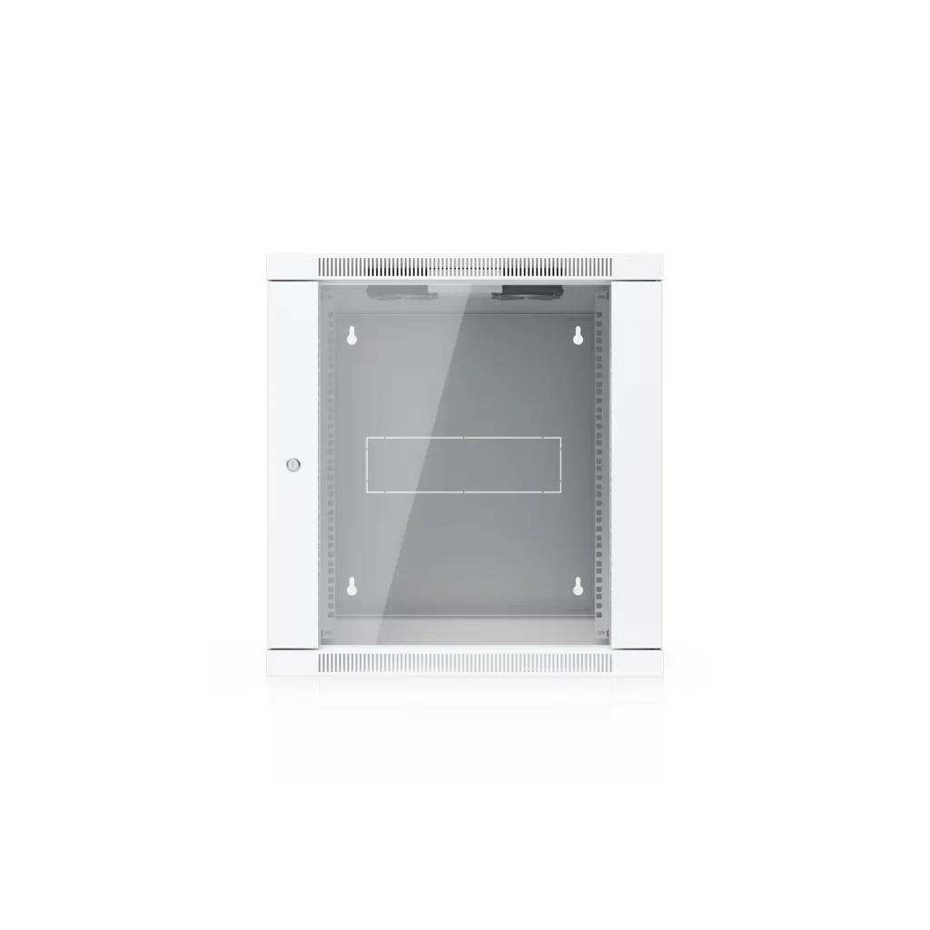 12U Rack Cabinet, Swing, Glass Door — UniFi supporto di montaggio