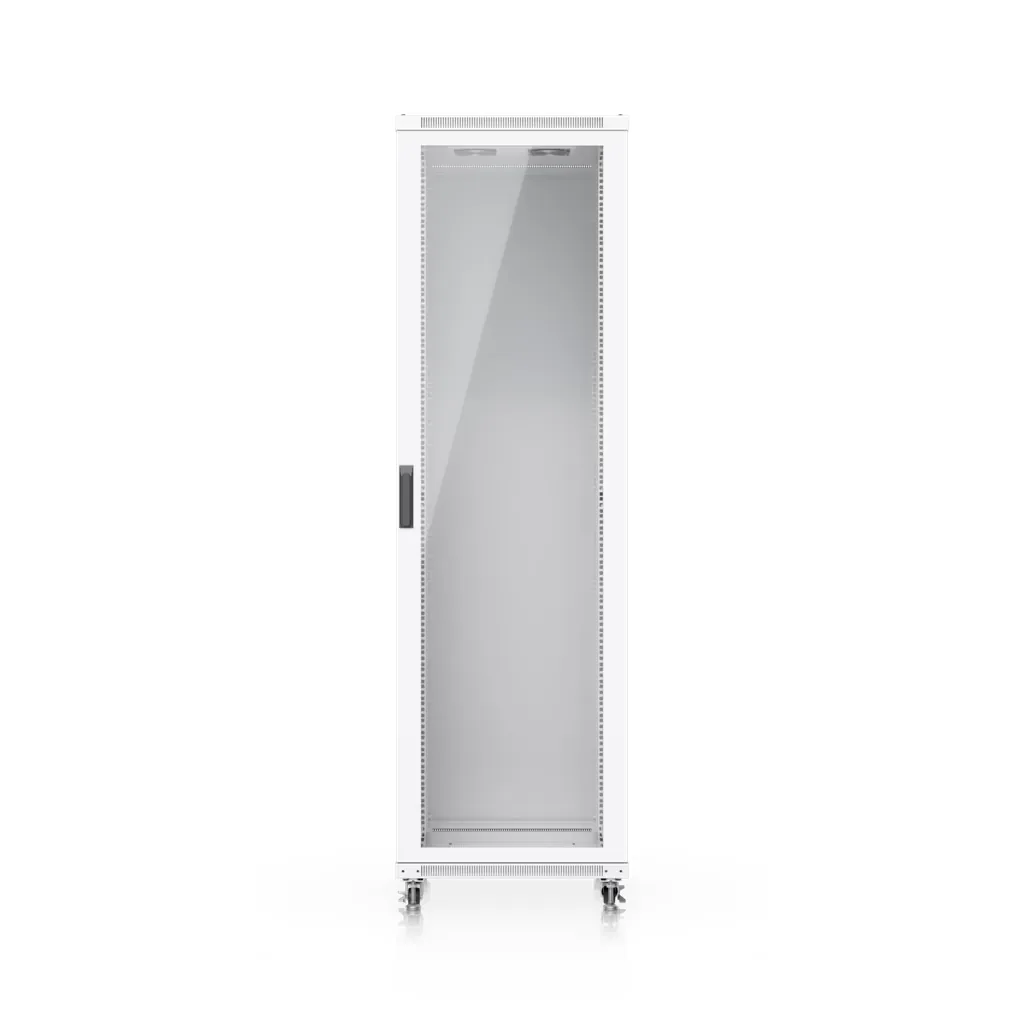 42U Rack Cabinet, 800 mm, Glass Door — UniFi supporto di montaggio