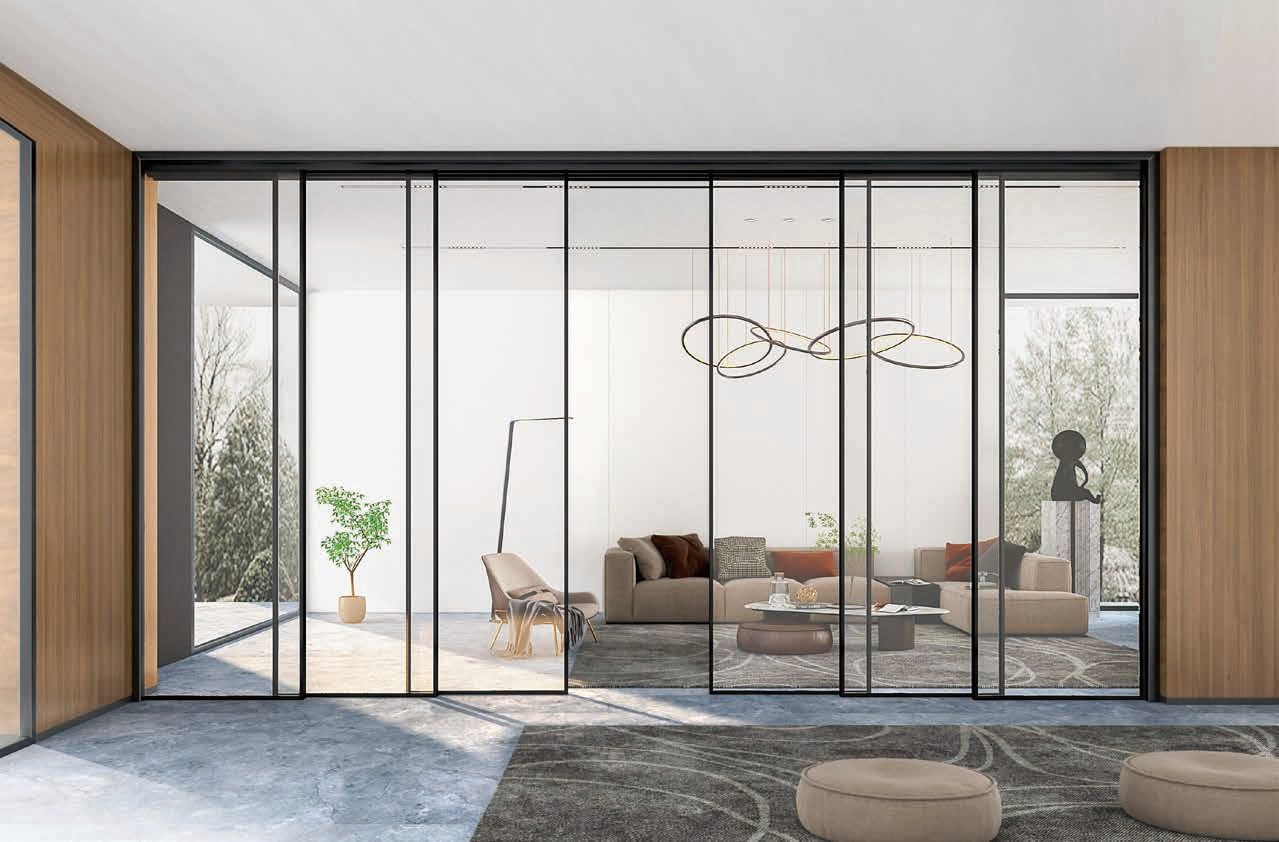 Velo Door Sliding - Serramento Smart VeroLED®